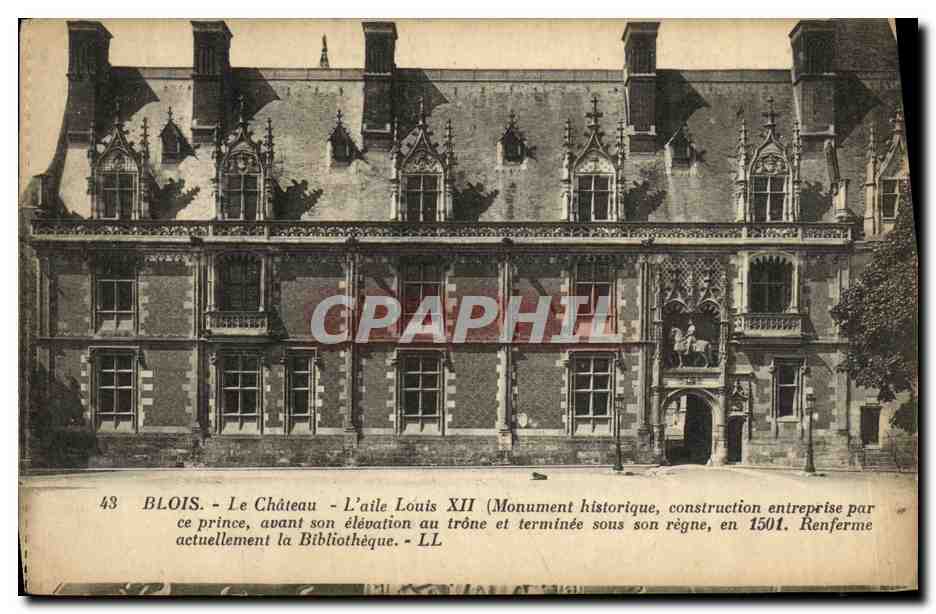 CPA Blois Le Chateau De Aile de Louis XII