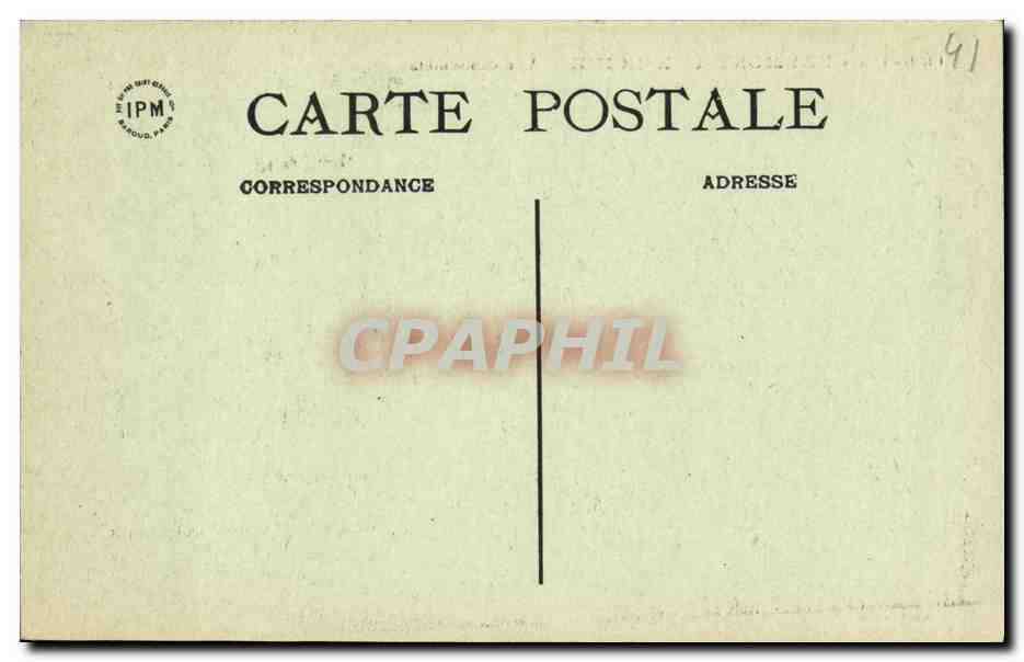 CPA Chaumont Sur Loire Vue d ensemble — Rückseite
