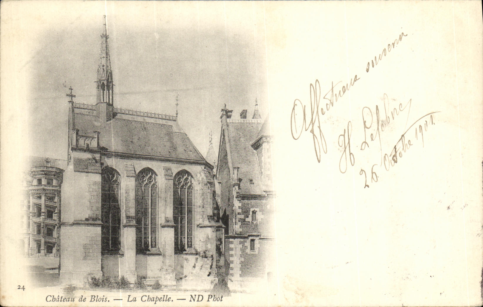 CPA Blois Le Chateau La Chapelle
