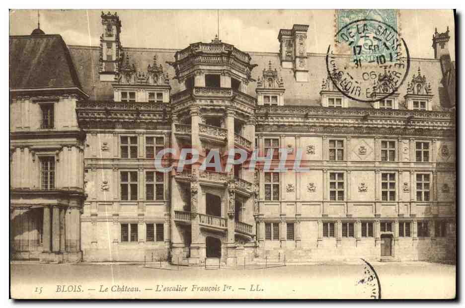 CPA Blois Le Chateau L Escalier Francois 1er