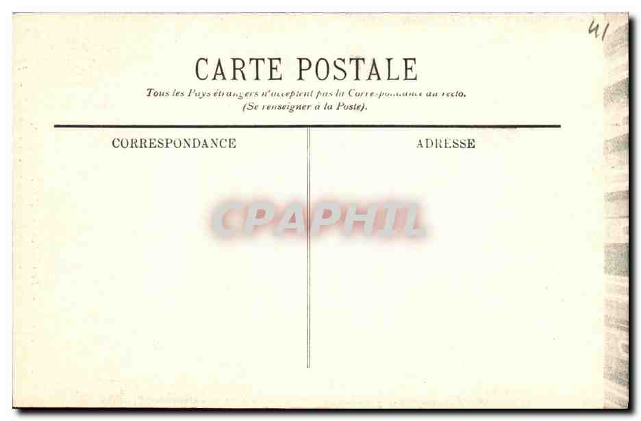 CPA Blois Le Chateau Aile Francois 1er Salon d honneur La cheminee — Verso