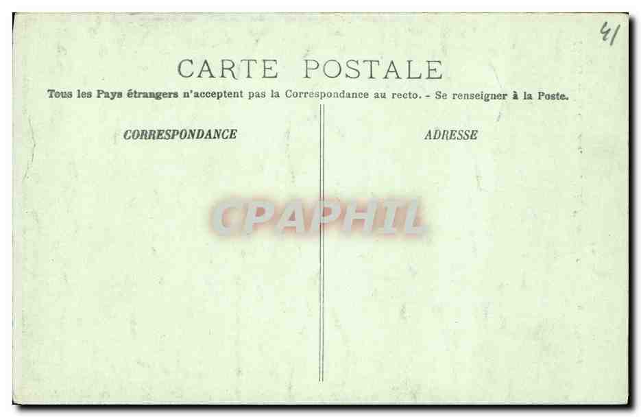 CPA Blois Le Chateau L Aile Francois 1er Salon d Honneur La cheminee — Back