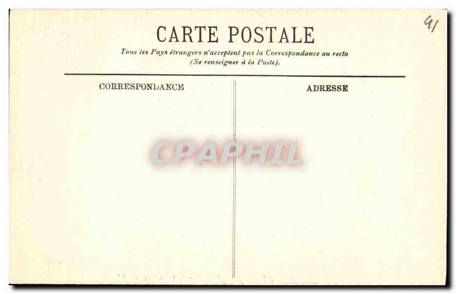 Blois — Le Château — Salon d'Honneur — Médaillon de Cheminée — LL. — n°76 — Verso
