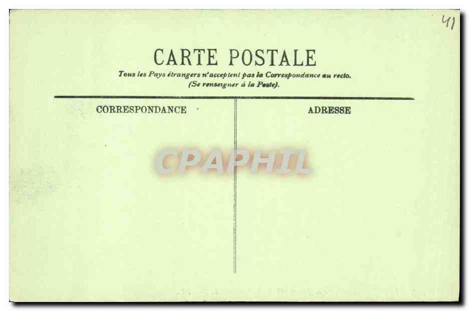 CPA Blois Le Chateau Rencontre de Henri III et du Duc de Guise — Verso