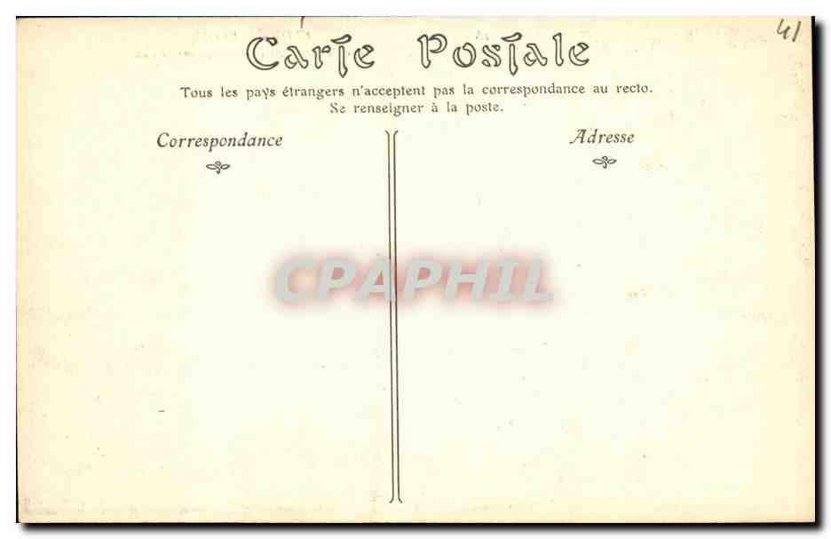 CPA Blois Le Chateau L Aile de Francois 1er Facade sur loa Cour — Verso