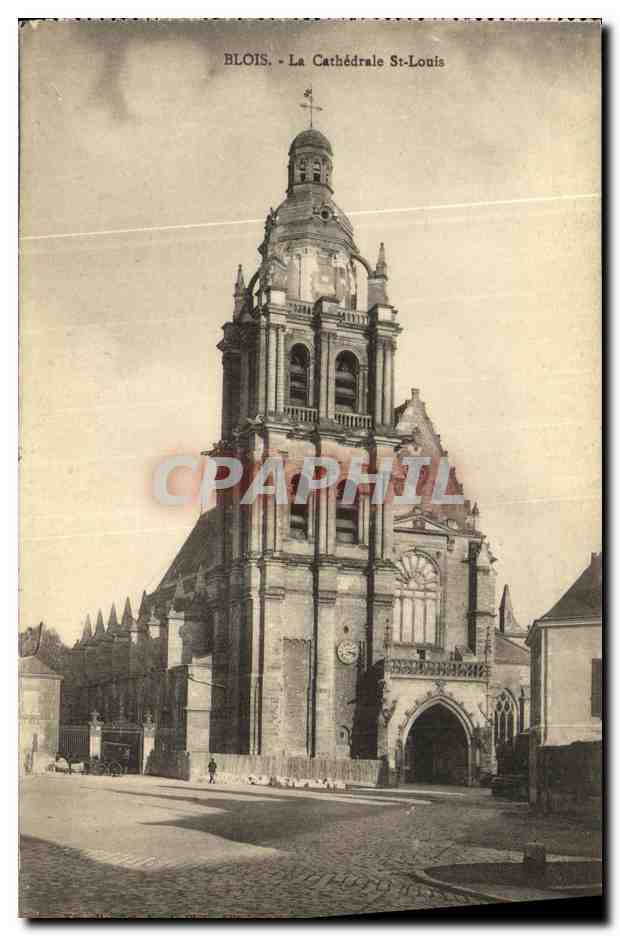 CPA Blois La Cathedrale St Louis