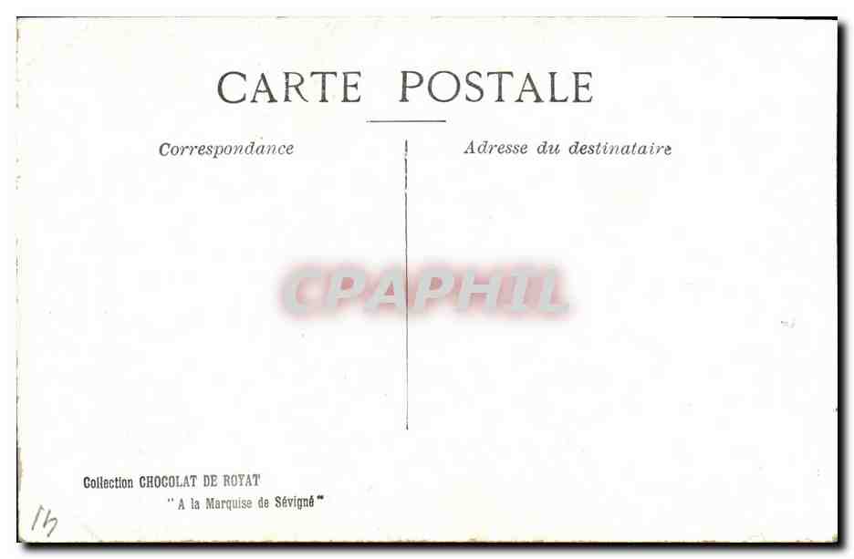 CPA Blois Entree du chateau — Back
