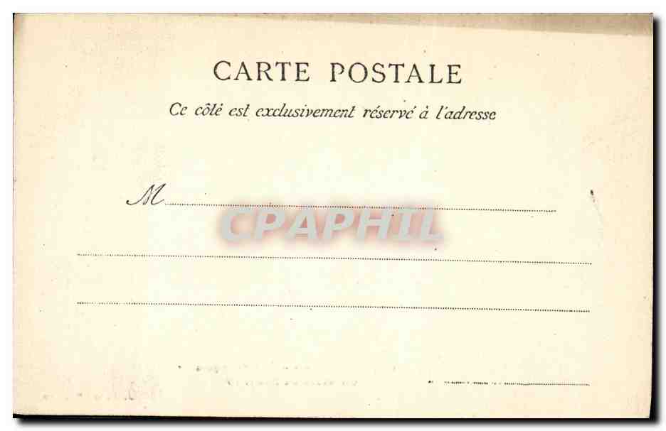 CPA Chateau de Blois Alle Francois l et Chambre de Henri lV — Verso