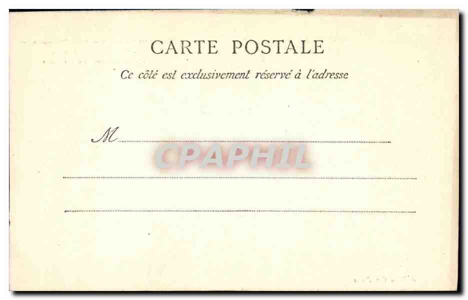 CPA Chateau de Blois Alle Francois l et Cablnet de Tolletre de Catherine de Medicis — Verso