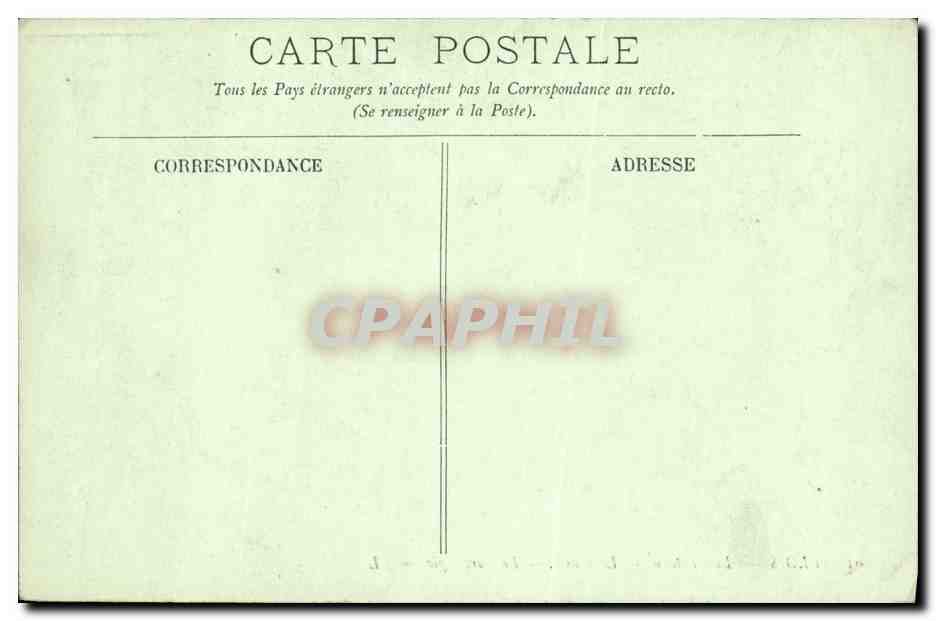 CPA Blois Le Chateau Le Musee Le Porc Epic — Verso