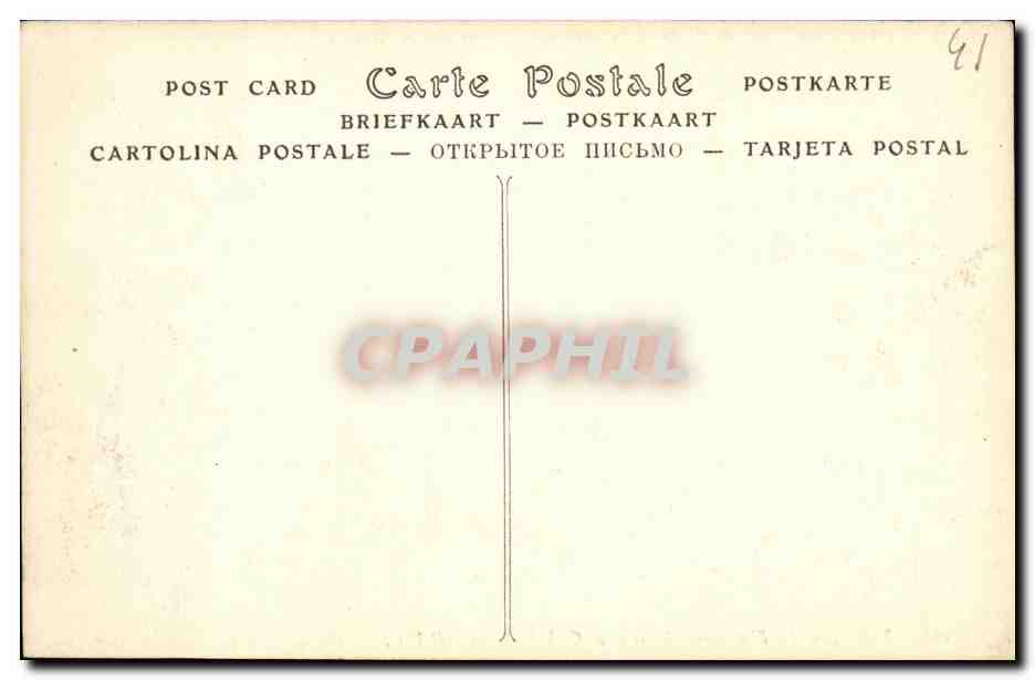 CPA Blois La Place Saint Louis et la Cathedrale — Verso