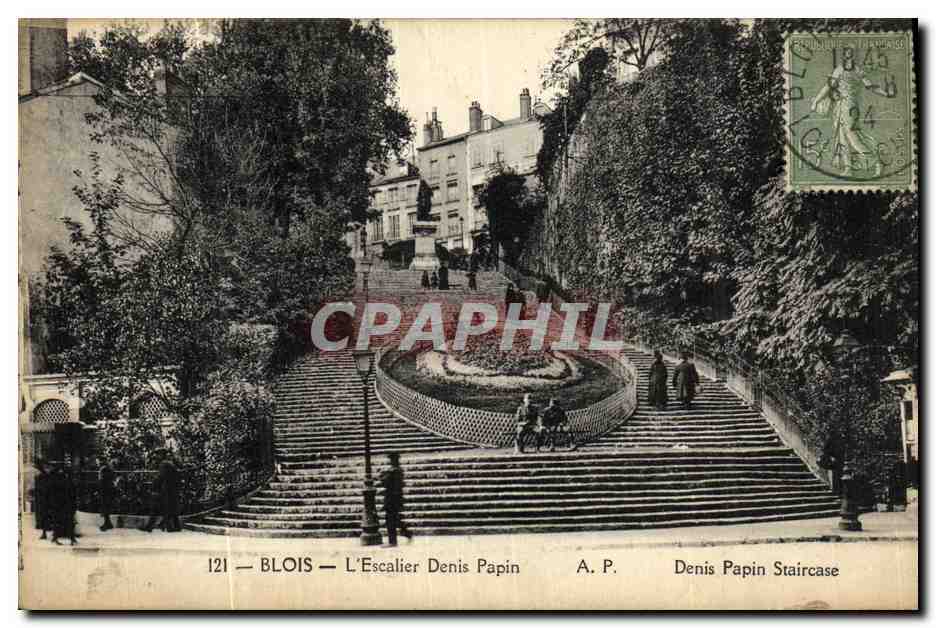 CPA Blois L Escalier Denis 