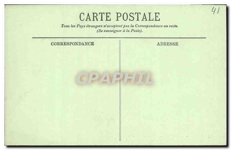 CPA Chateau de Blois FAile Francois 1er La bibliotheqsue de Catherine de Medicis — Rückseite