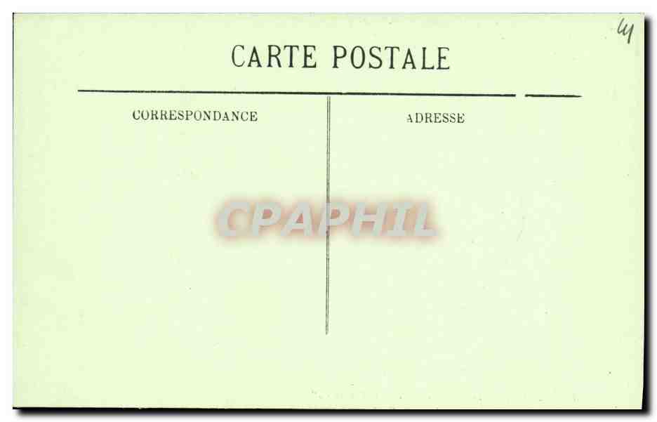 CPA Chateau de Blois Facade Francois 1er — Back