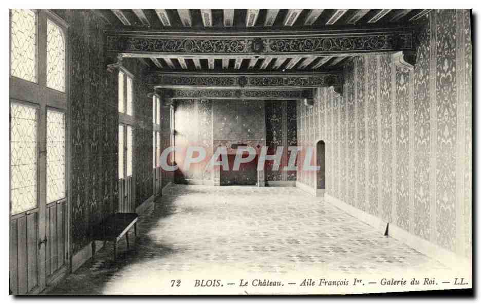 CPA Chateau de Blois Aile Francois 1er Galerie du Roi
