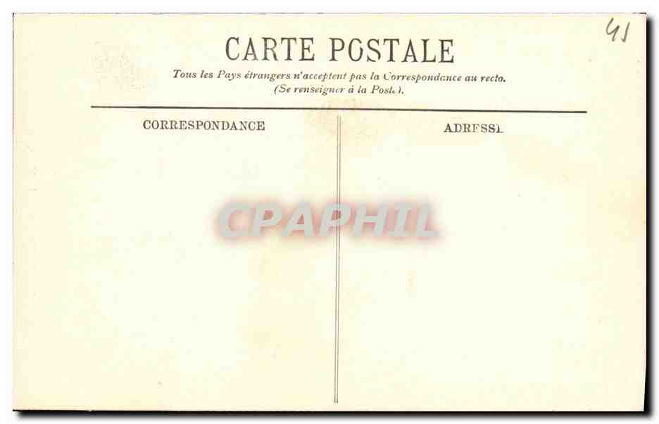 CPA Chateau Blois Le Chateau Le Musee Cheminee d Anne de Bretagne — Verso