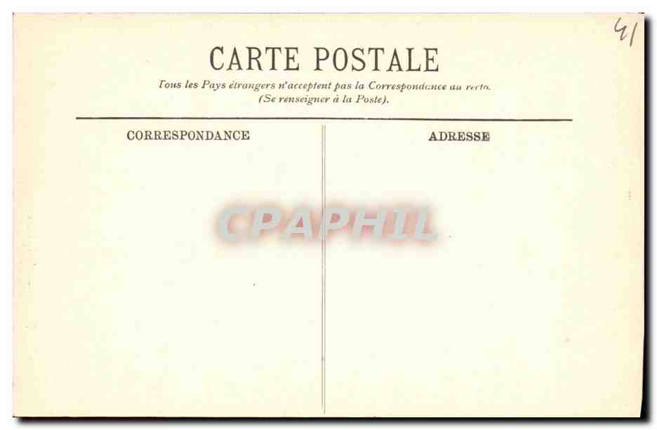 CPA Chateau Blois Aile Francois 1er Galerie Menant a la Tour du Moulin  — Rückseite
