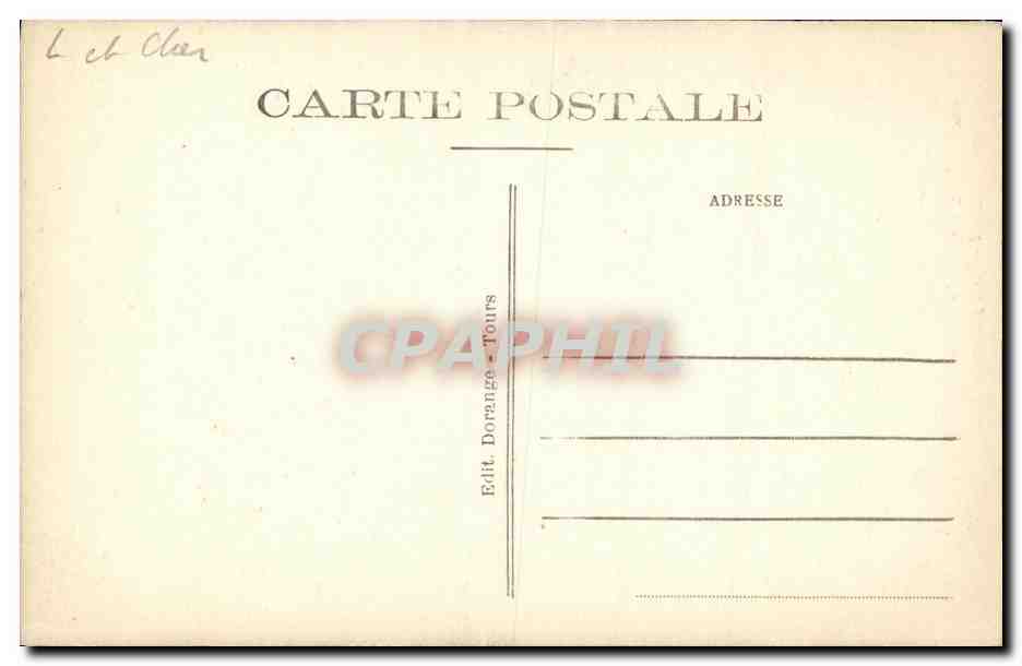 CPA Blois Le Chateau Sommet Aile Louis XII La Porte d Entree — Verso