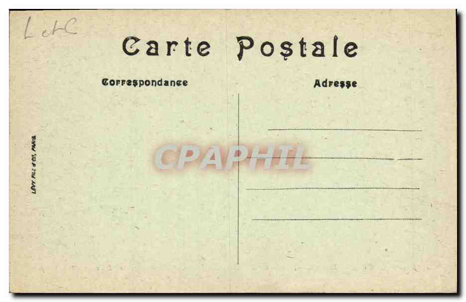 CPA Blois Le Chateau Facade Nord dite Aile Francois 1er  — Rückseite