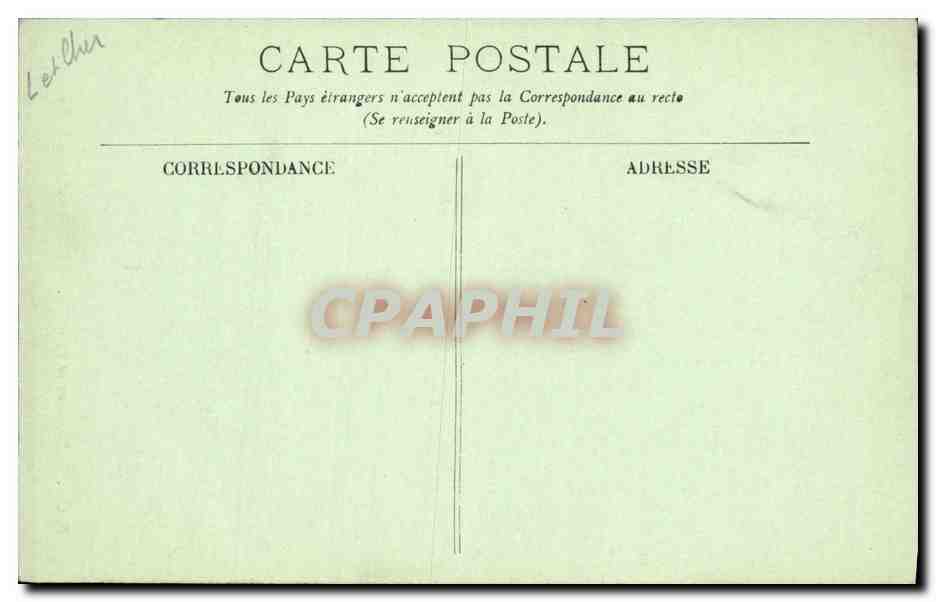 CPA Blois Medaillon de L Escalier Embleme d Anne de Bretagne — Verso