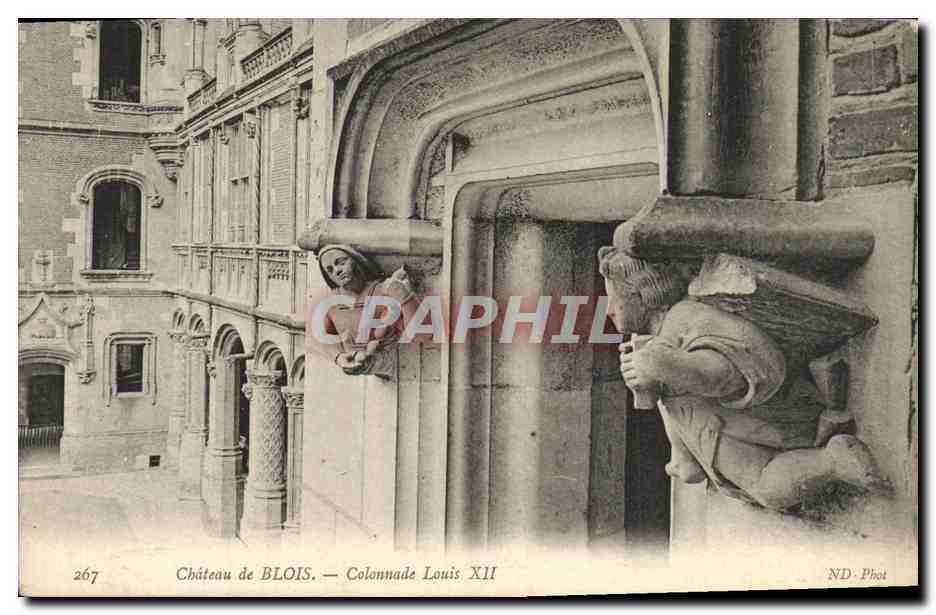 CPA Blois Le Chateau Colonnade Louis XII