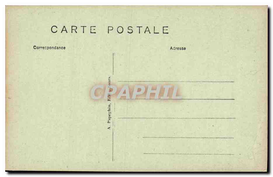 CPA Blois Le Chateau Aile Francois 1er Une Cariatide — Rückseite