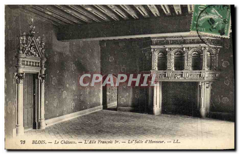 CPA Blois Le Chateau Aile Francois 1er la salle d honneur