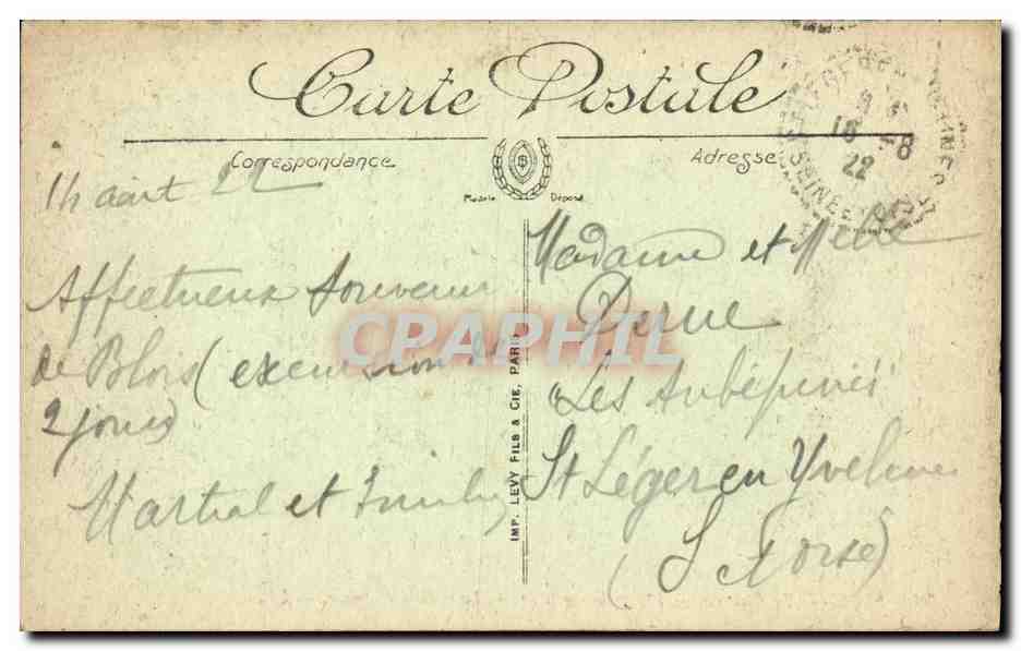 CPA Blois Le Chateau Aile Francois 1er la salle d honneur — Verso