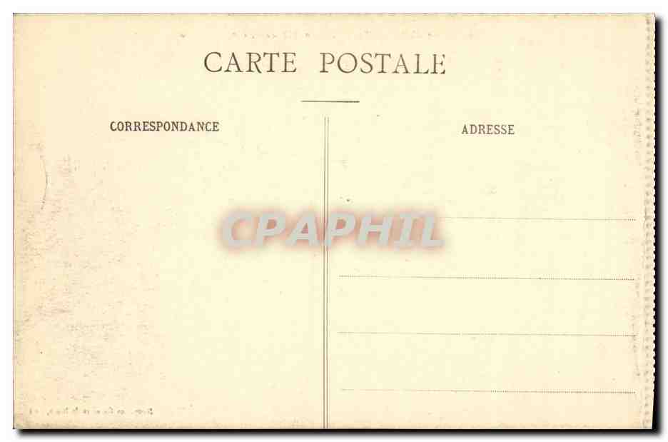 CPA Blois Le Chateau Partie Gaston d Orleans vue a Vol d oseau — Verso