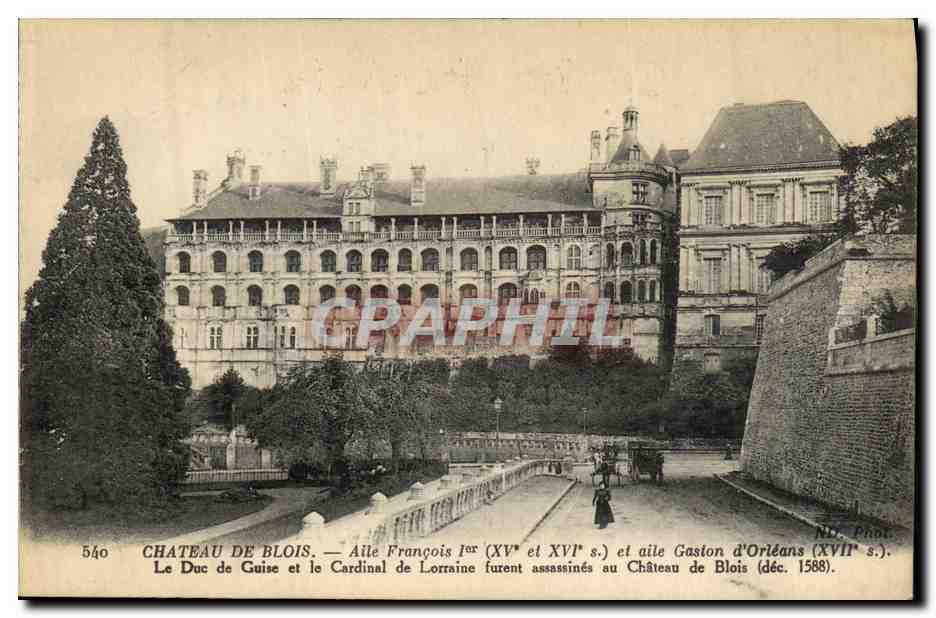CPA Chateau de Blois Aile Francois l er et aile Gaston d Orleans 