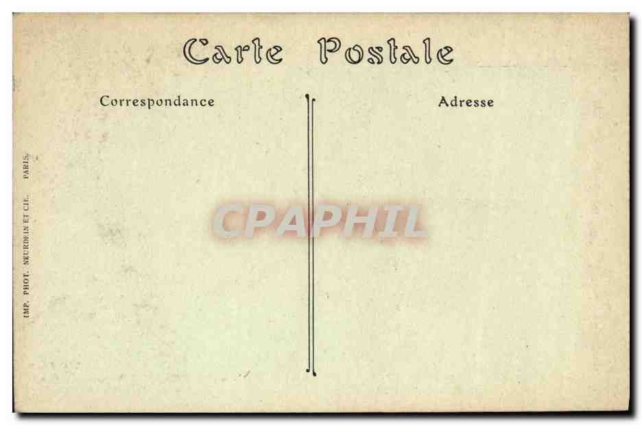 CPA Chateau de Blois Aile Francois l er et aile Gaston d Orleans  — Back
