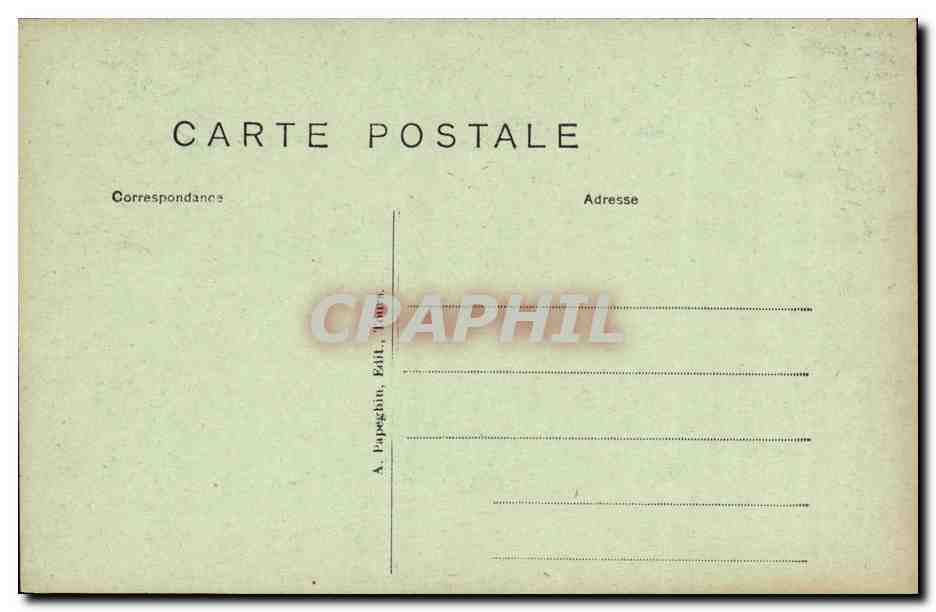 CPA Blois Le Chateau Ancienne Gargouille La Grenouille amoureuse — Back