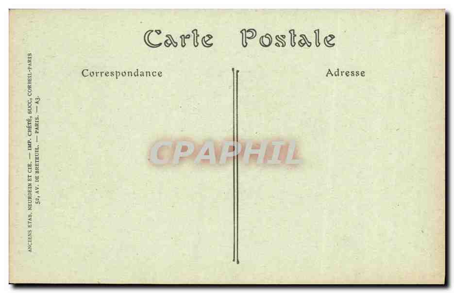 CPA Chateau De Blois Aile Louis Xll Cul de Lampe  — Back