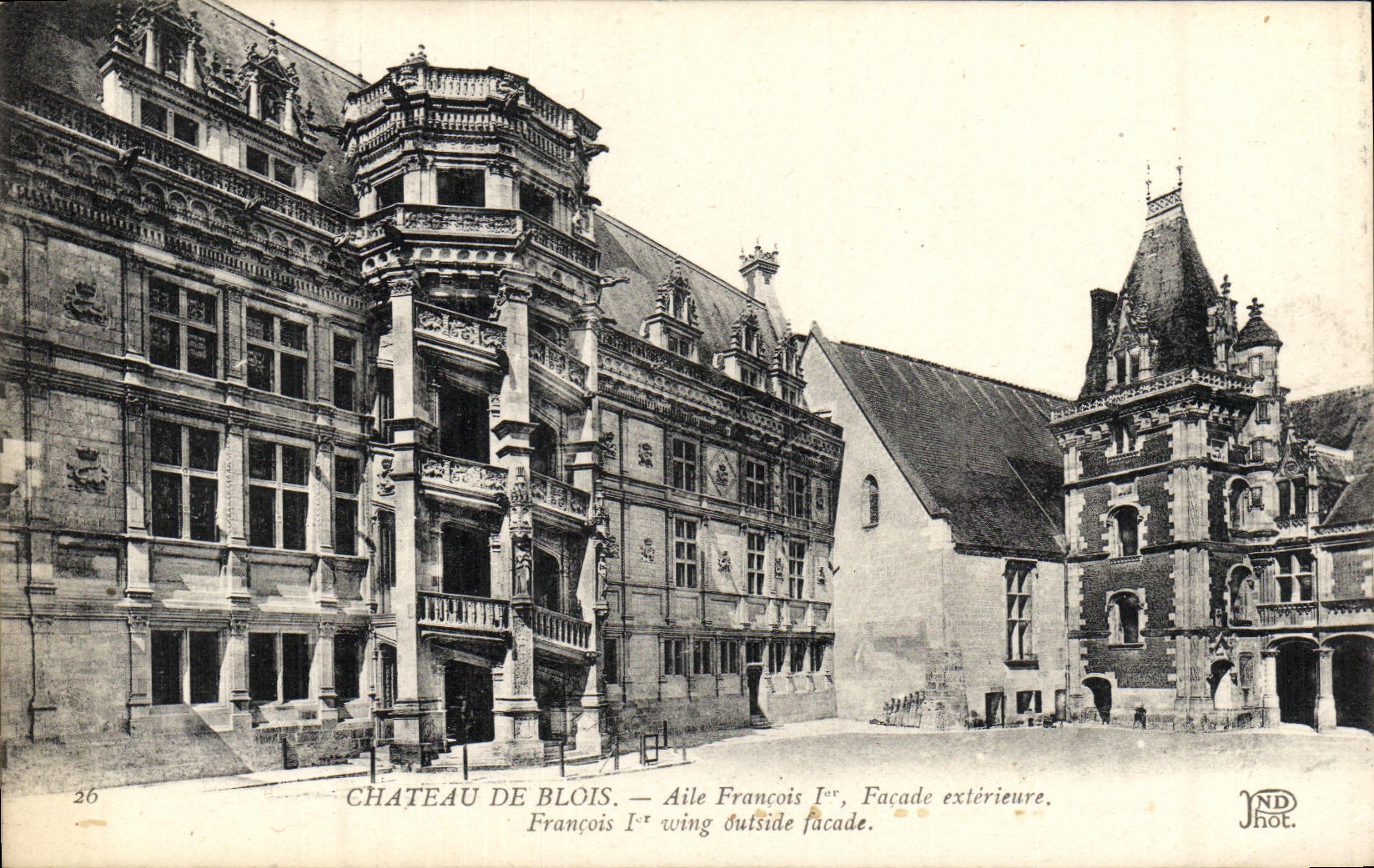 CPA Chateau de Blois Aile Francois l er Facade exterieure