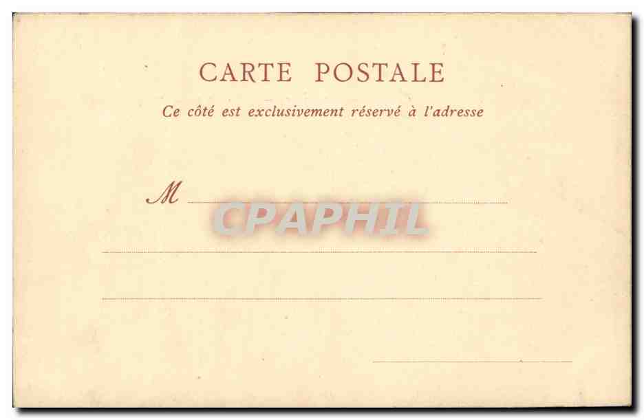 CPA Chateau de Blois Aile de Louis Xll La Colonnade — Back