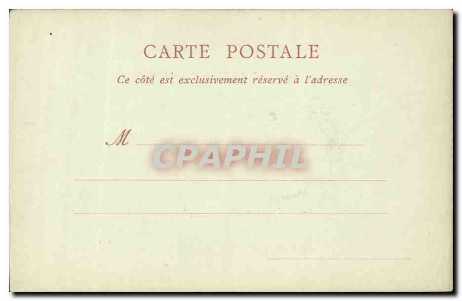 CPA Chateau de Blois Aile de Louis Xll La Colonnade — Back