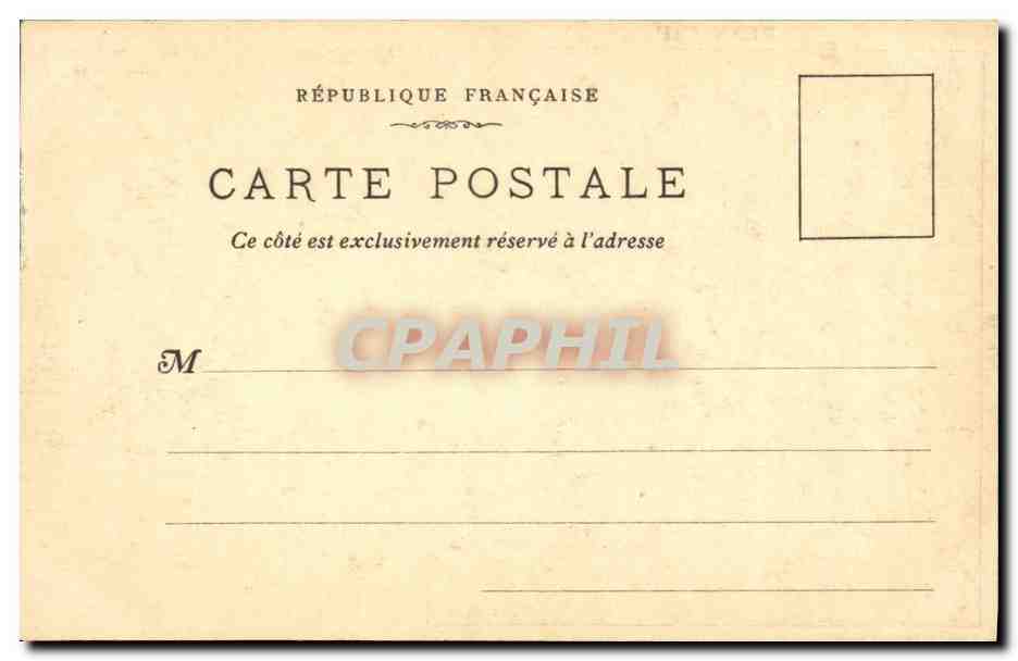 CPA Blois Chef Lieu du Dept de Loir et Cher  — Back