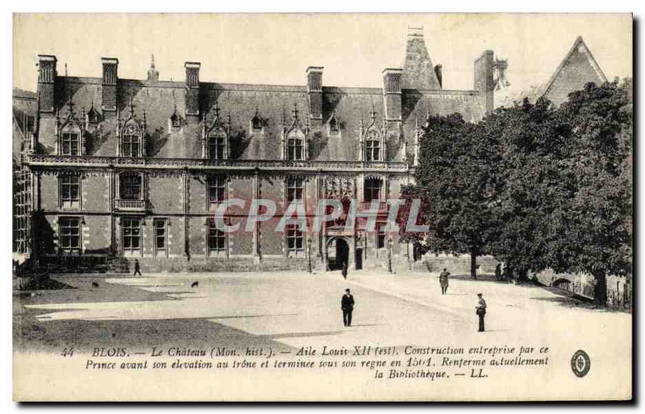 CPA Blois Le Chateau Aile Louis Xll 