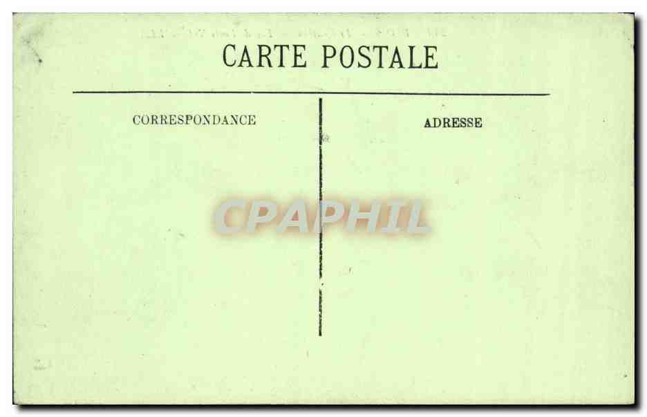 CPA Blois Le Chateau Facade Louis Xll — Back