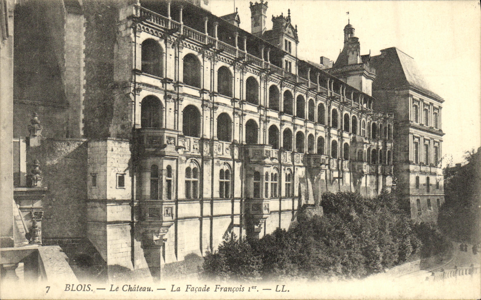 CPA Blois Le Chateau Facade Francois l er 
