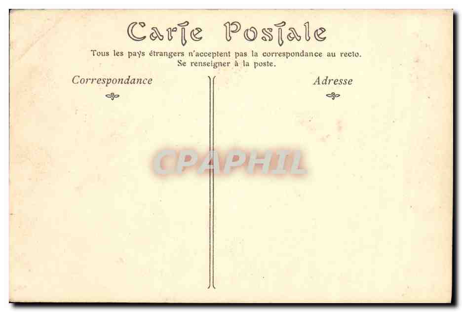CPA Chateau de Blois Aile de Francois l er Cheminee de la Salle des Gardes — Back