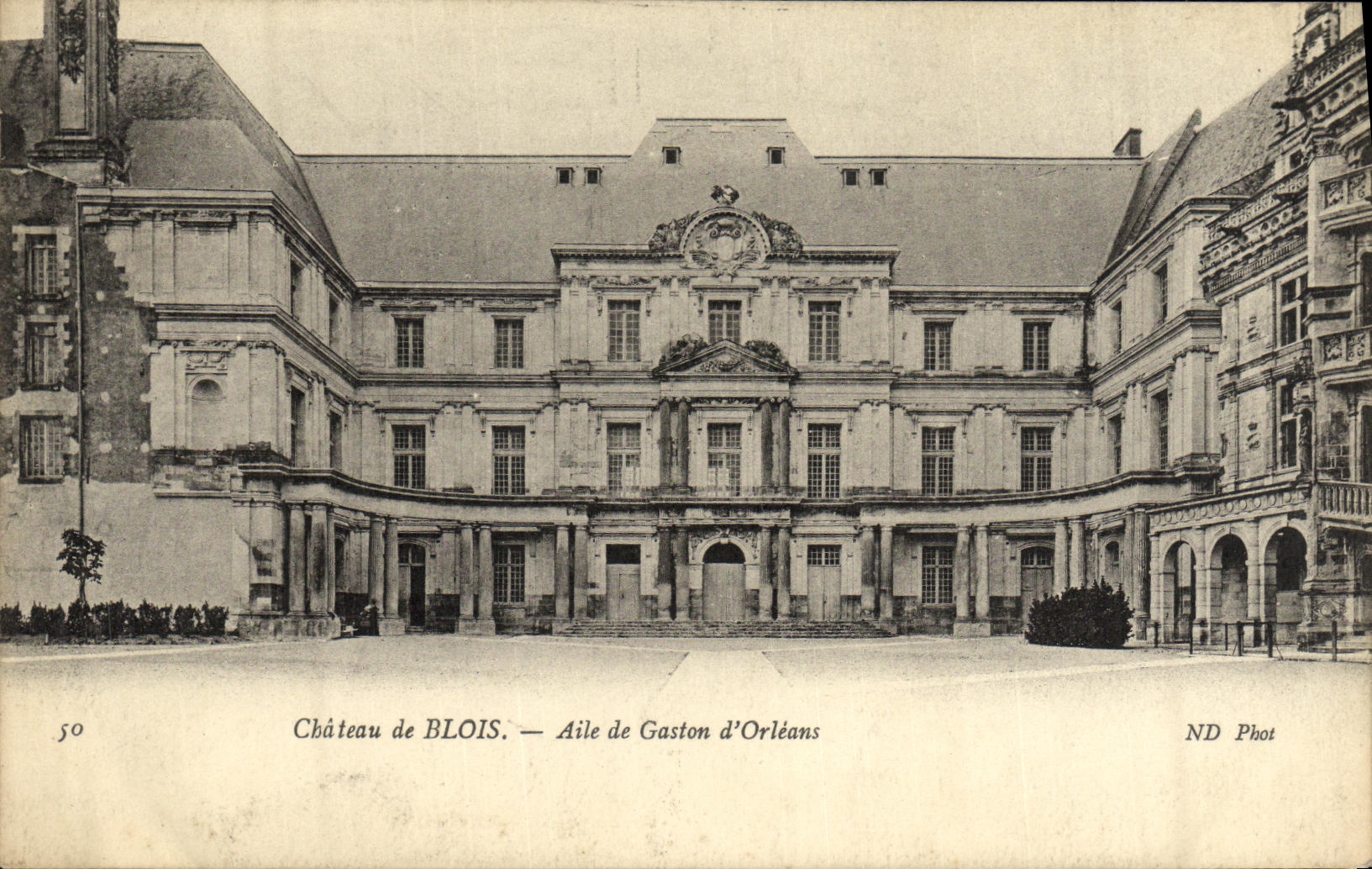 CPA Chateau de Blois Aile de Gaston d Orleans
