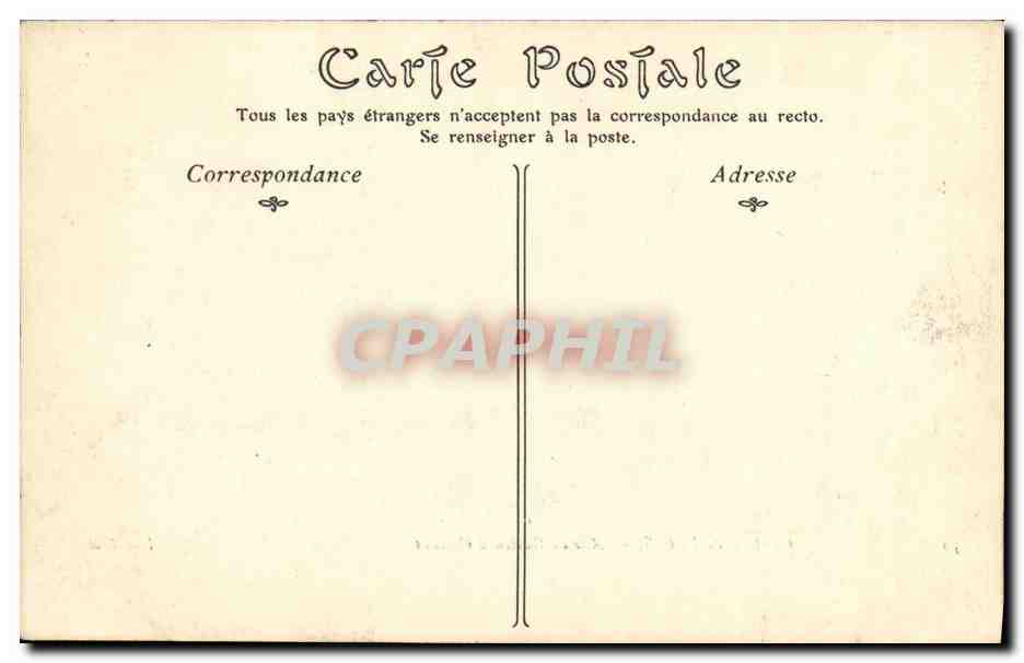 CPA Chateau de Blois Aile de Gaston d Orleans — Verso