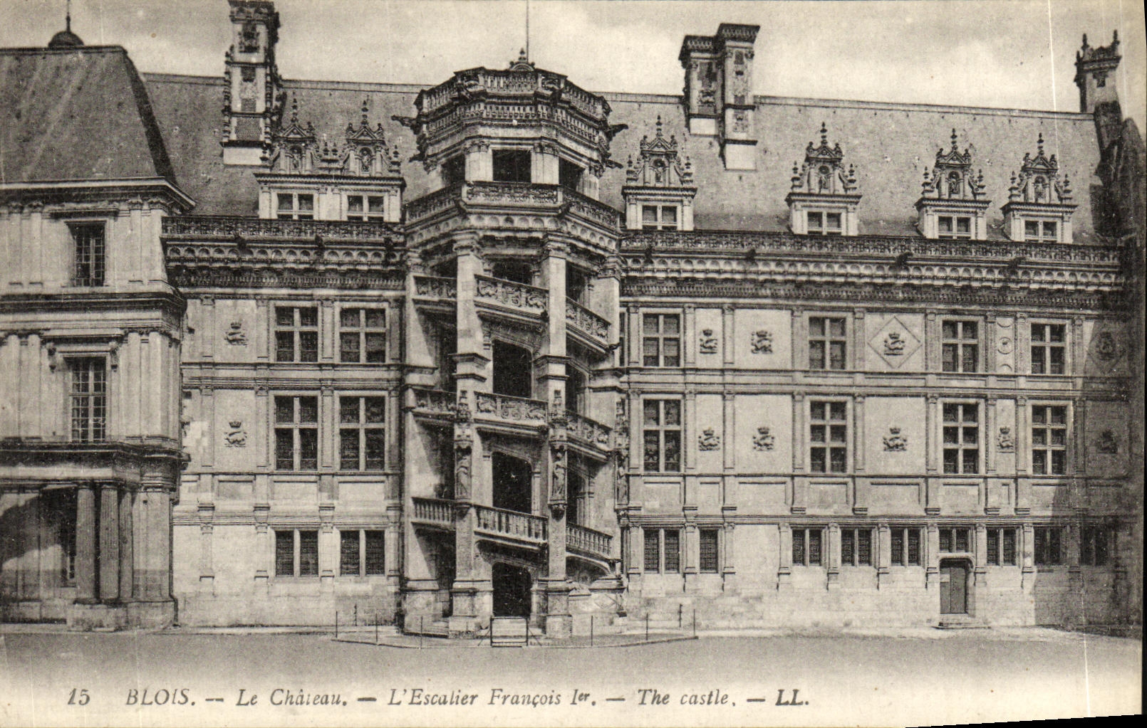 CPA Blois de Chateau L Escalier Francois 1er