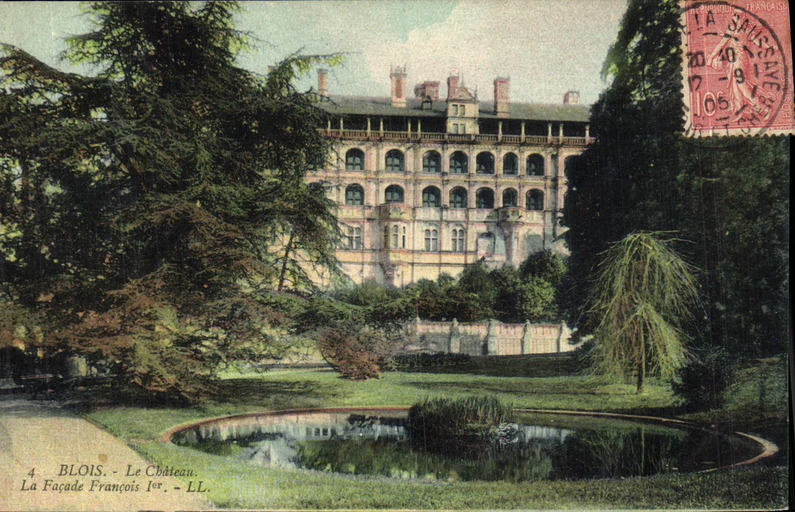 Blois - Le Château. La Façade François Ier - LL.