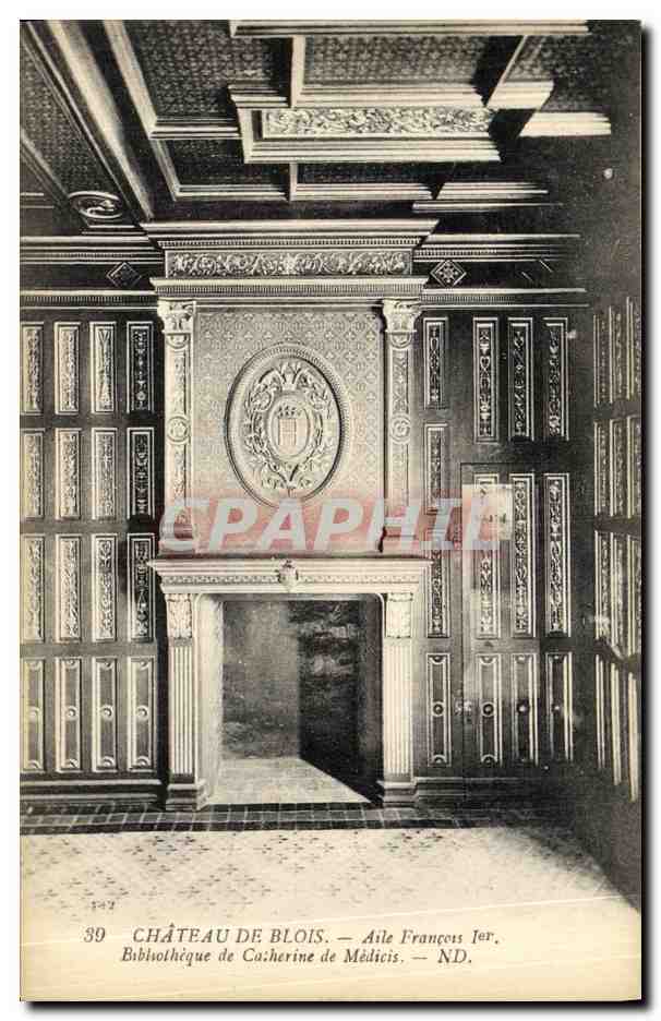 Castillo de Blois — Ala de Francisco I. Biblioteca de Catalina de Médicis — N° 39