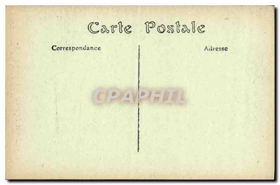 CPA Blois De Chateau Caissou de L Escalier de Francois ler L Hermine — Back