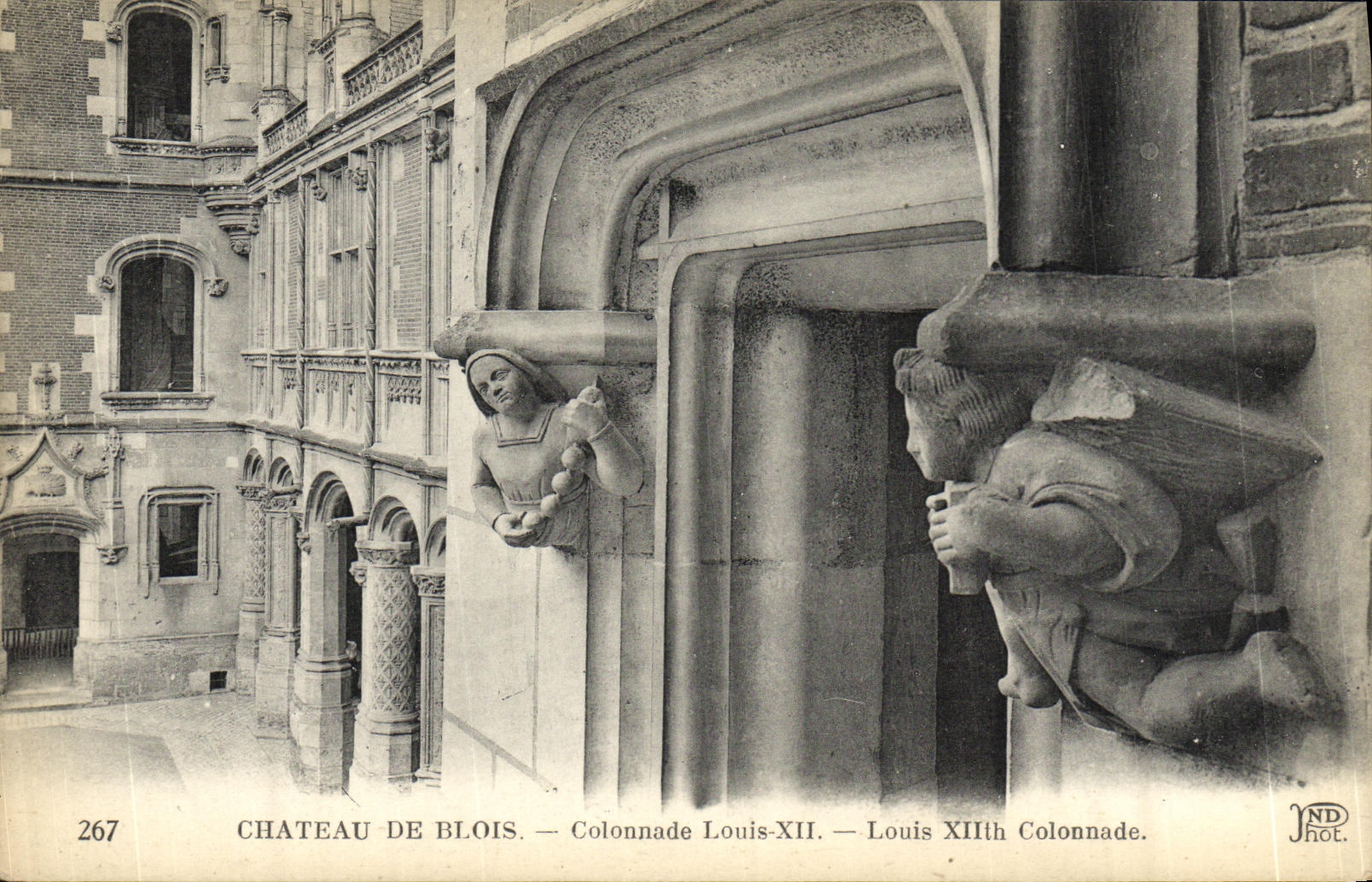 CPA Blois De Chateau Colonnade Louis XII