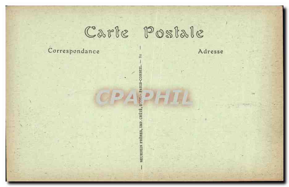 CPA Blois De Chateau Aile Francois 1er Gargouilles — Verso
