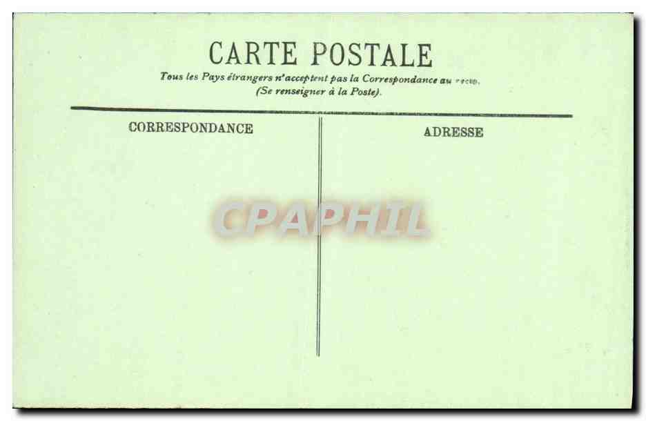 CPA Blois De Chateau Le Musee La Cheminee du Porc Epic — Back